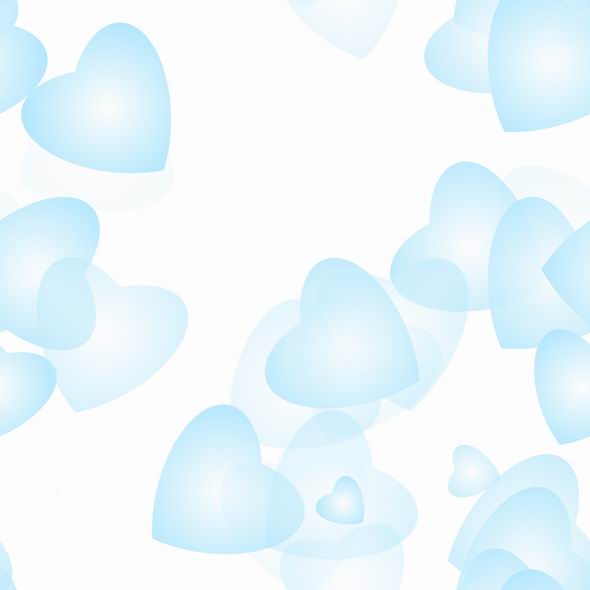 Hellblaue Herzen Textur 001 Bienenfisch Design